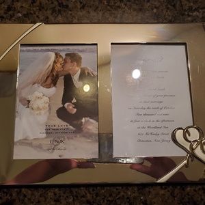 NWOT Lenox True Love Double Invitation Frame